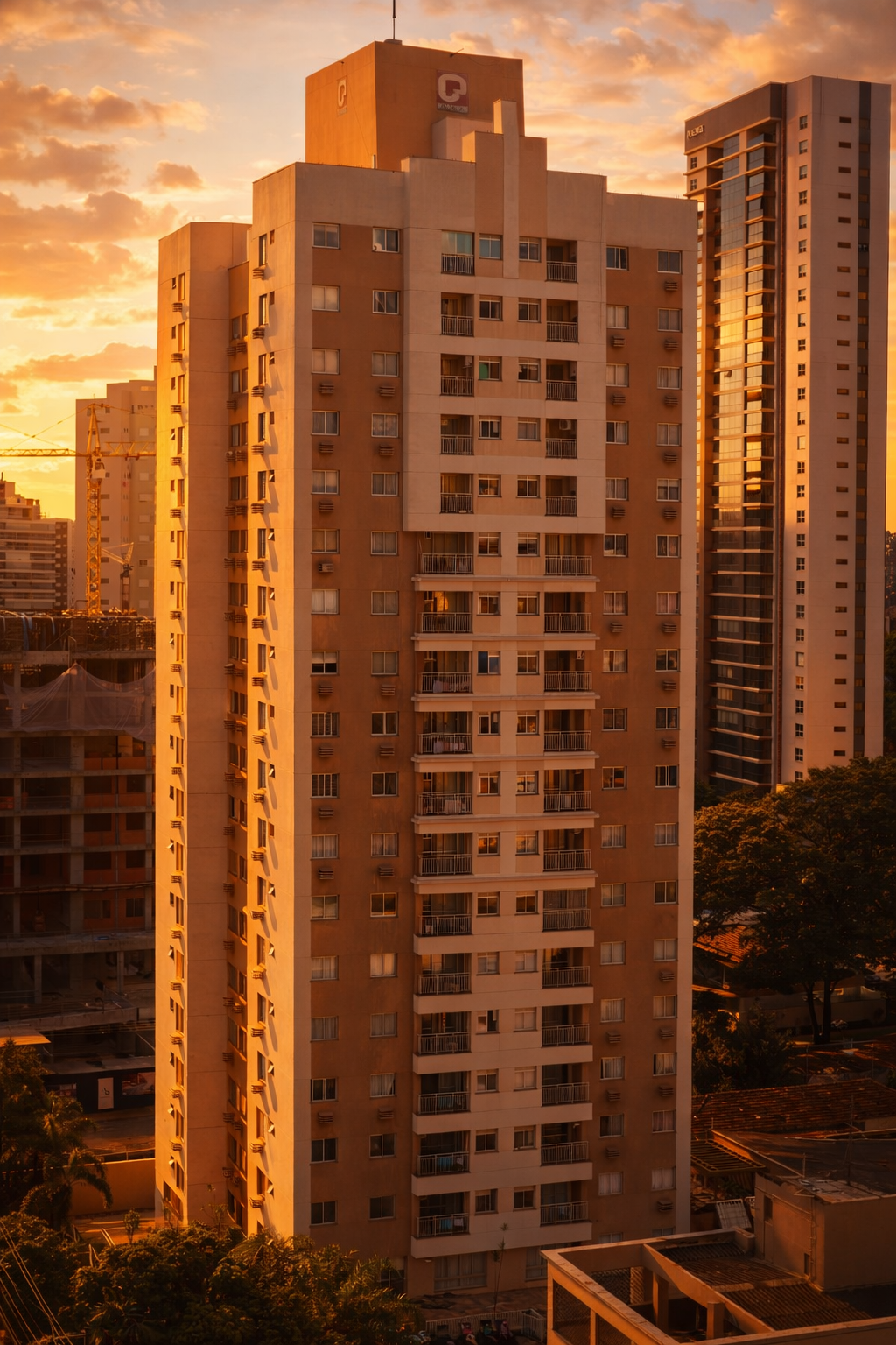 Fachada do edifício Mirante do Parque